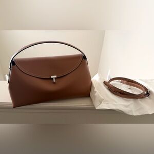 Toteme T-Lock shoulder bag with crossbody strap